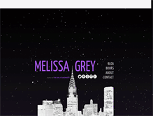 Tablet Screenshot of melissa-grey.com